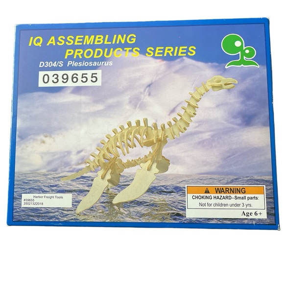 Wooden 3D Plesiosaurus Puzzle - Picture 1 of 3